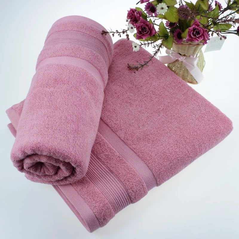 Solid Dobby Cotton Bath Towel